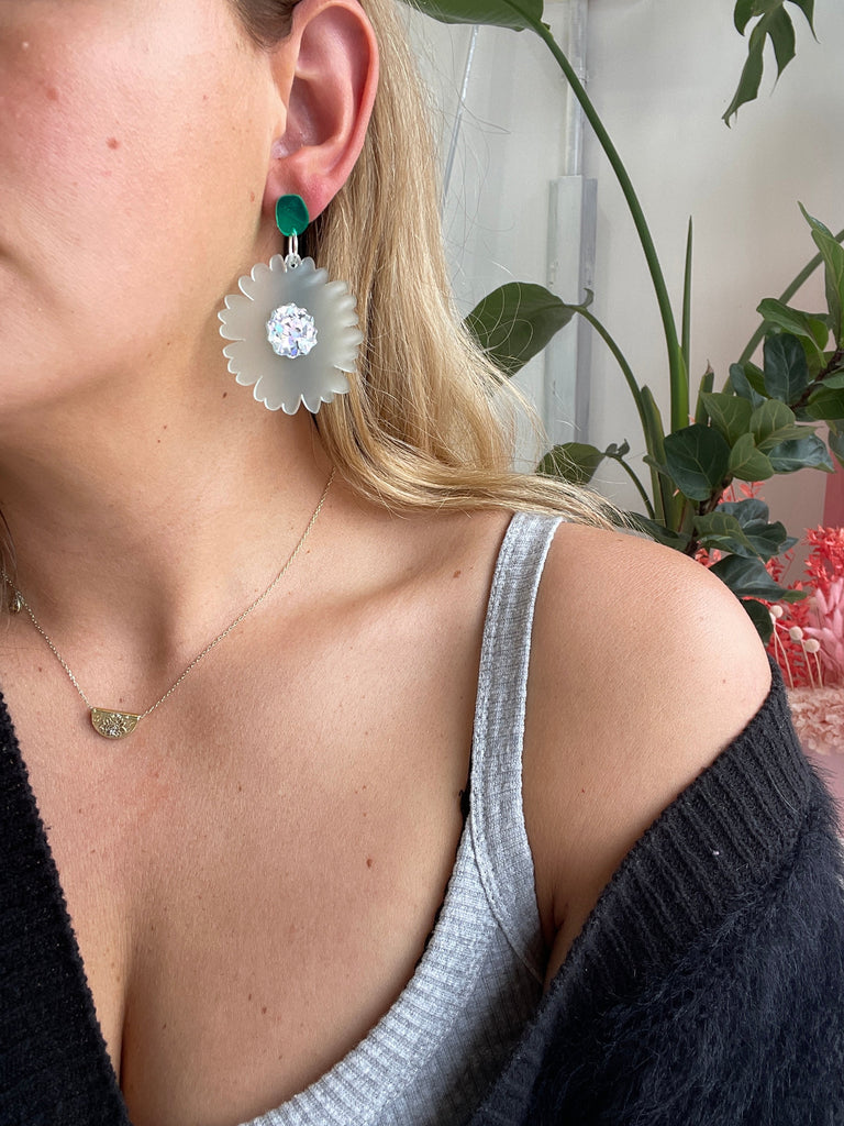 Florence Flower Earrings // select colour