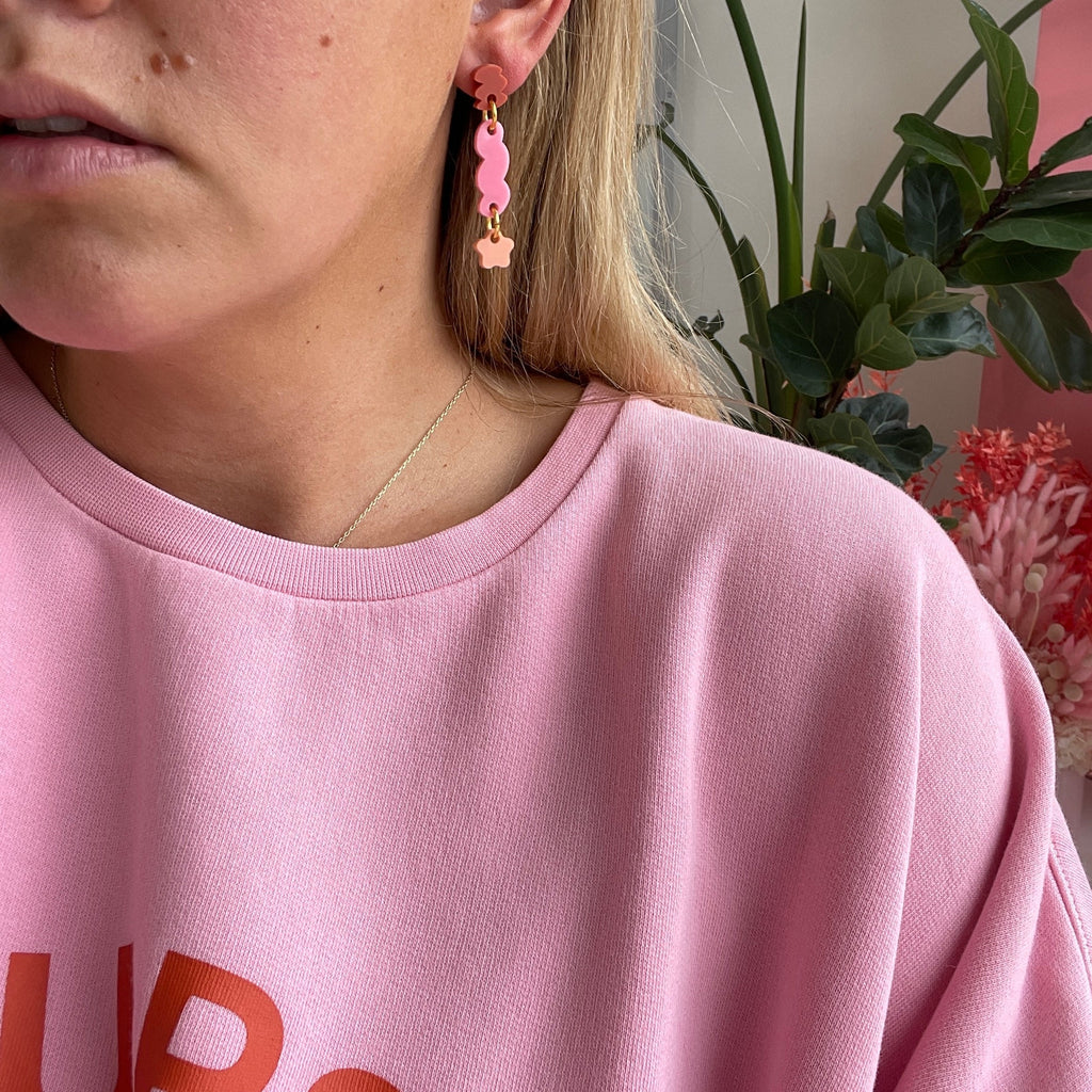 Velzy Earrings // Pinks