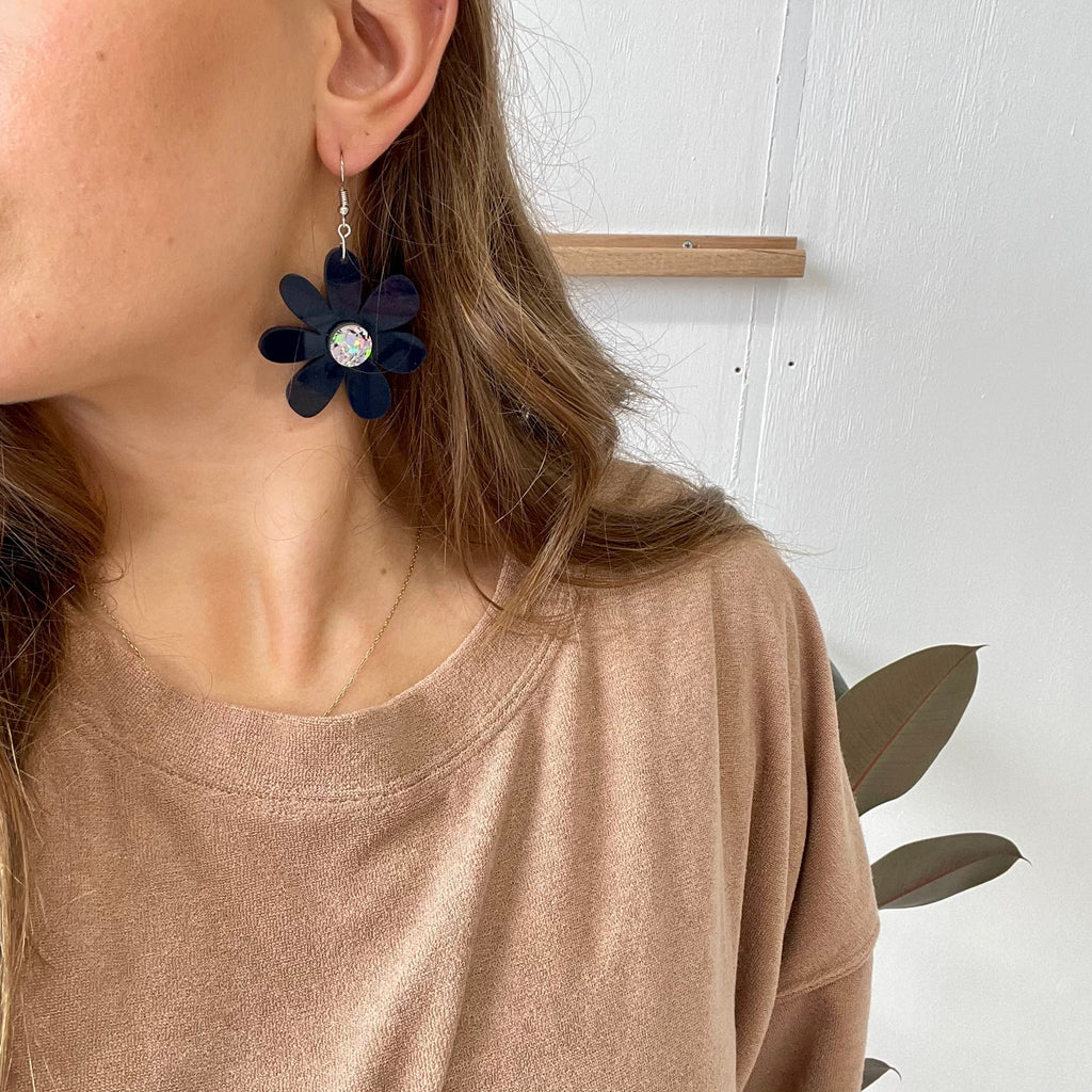 Frankie Blooms // Navy and Silver