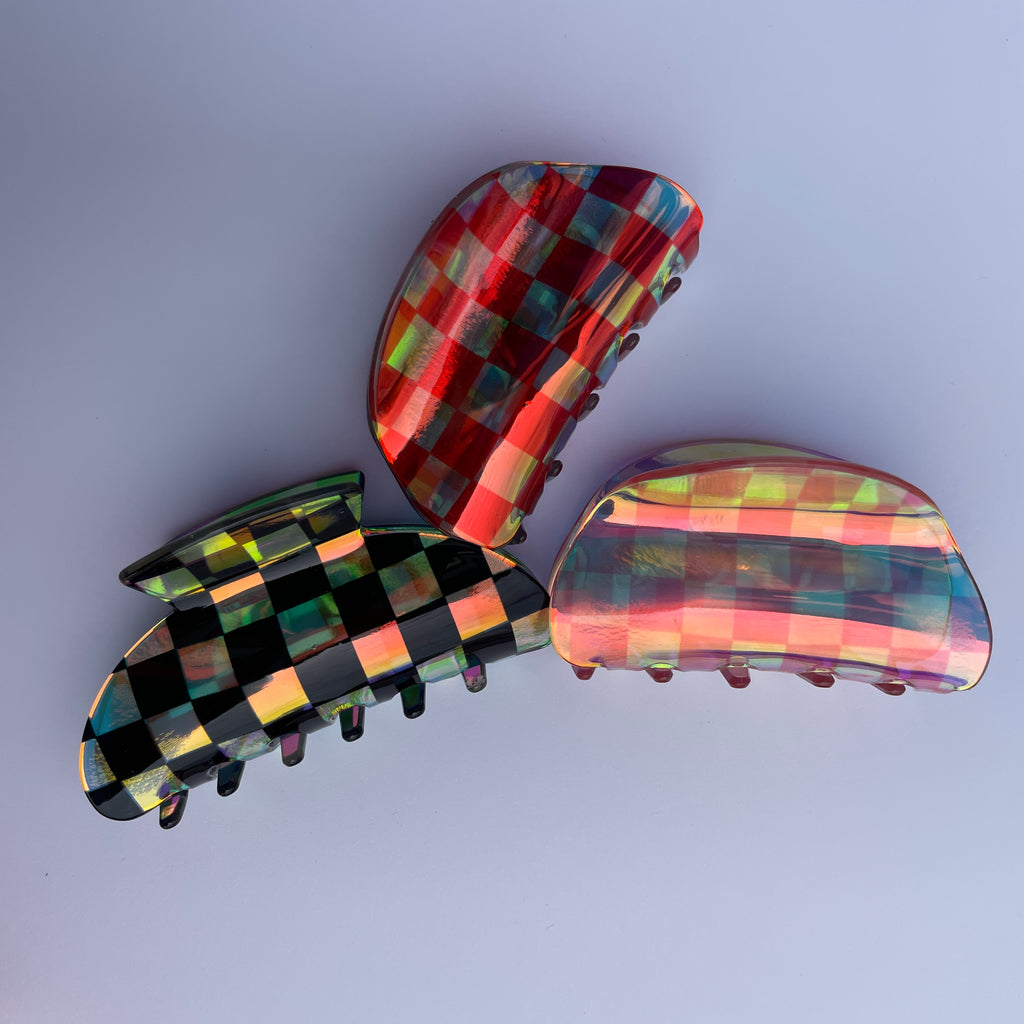 HOLOGRAPHIC CLIP // red holographic only