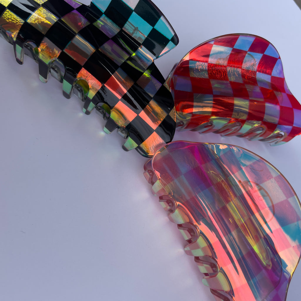HOLOGRAPHIC CLIP // red holographic only