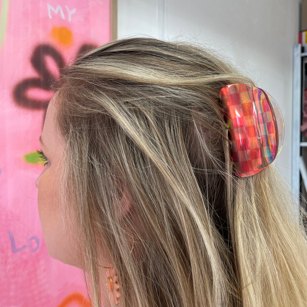 HOLOGRAPHIC CLIP // red holographic only