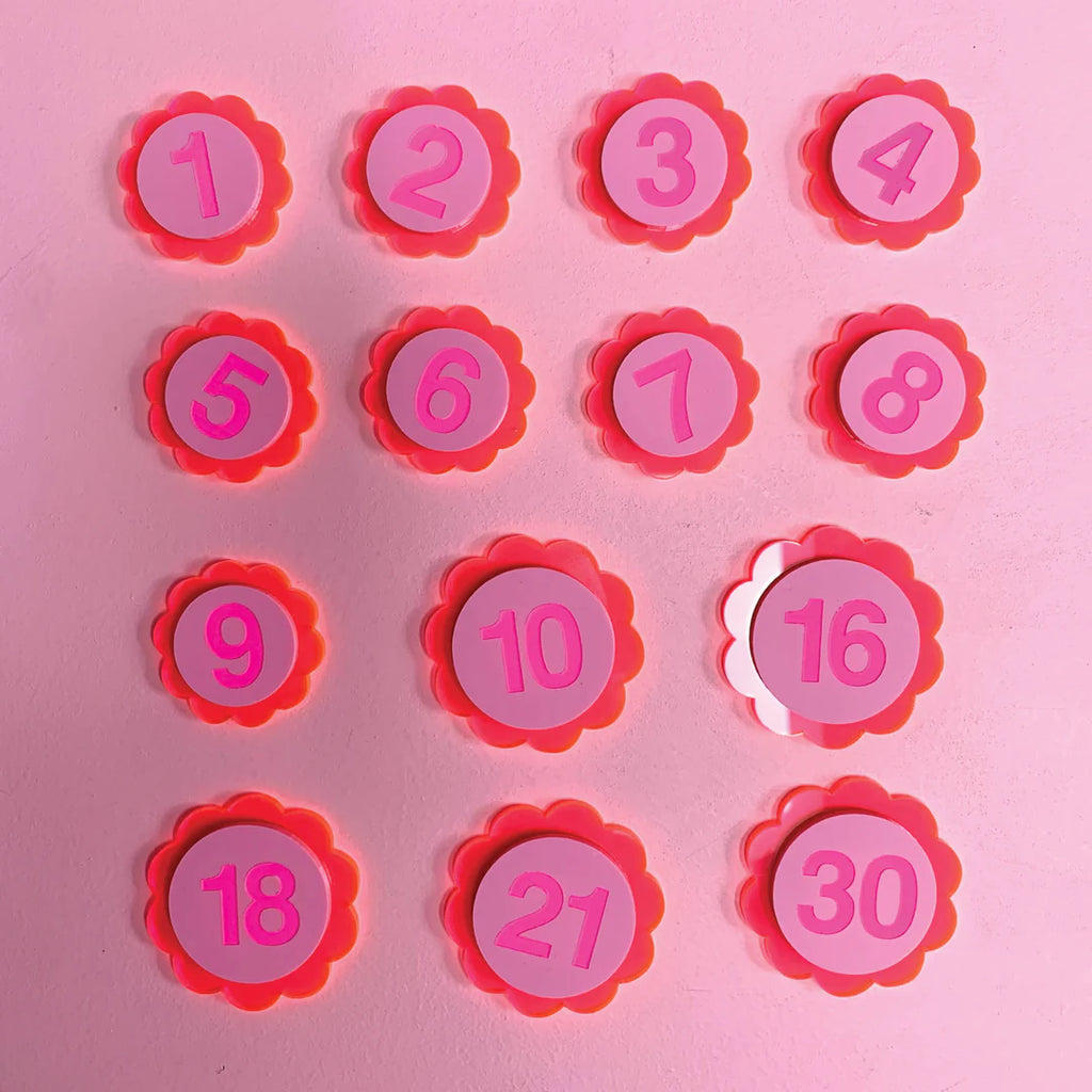 Birthday Badge - Neon Pink //2,4 or 7 left