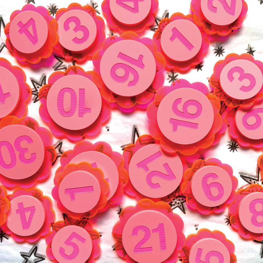 Birthday Badge - Neon Pink //2,4 or 7 left