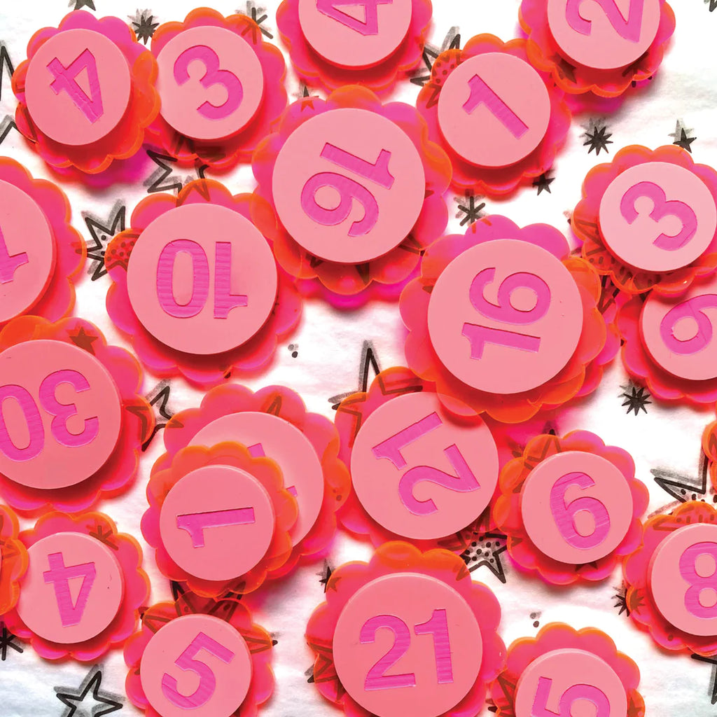 Birthday Badge - Neon Pink // by Hello Kit Co