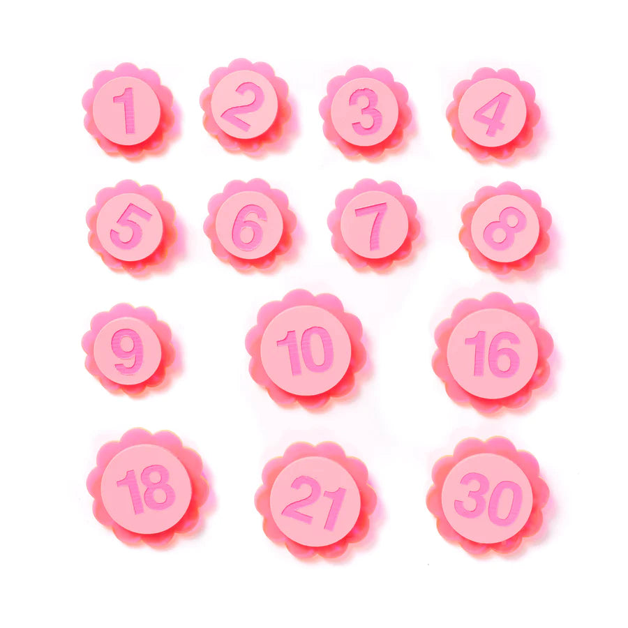 Birthday Badge - Neon Pink //2,4 or 7 left