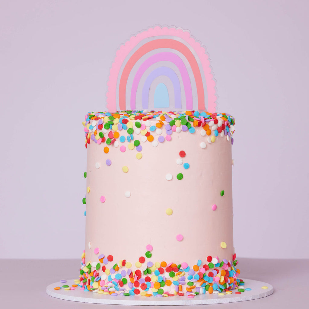 Rainbow Cake Topper // by Hello Kit Co