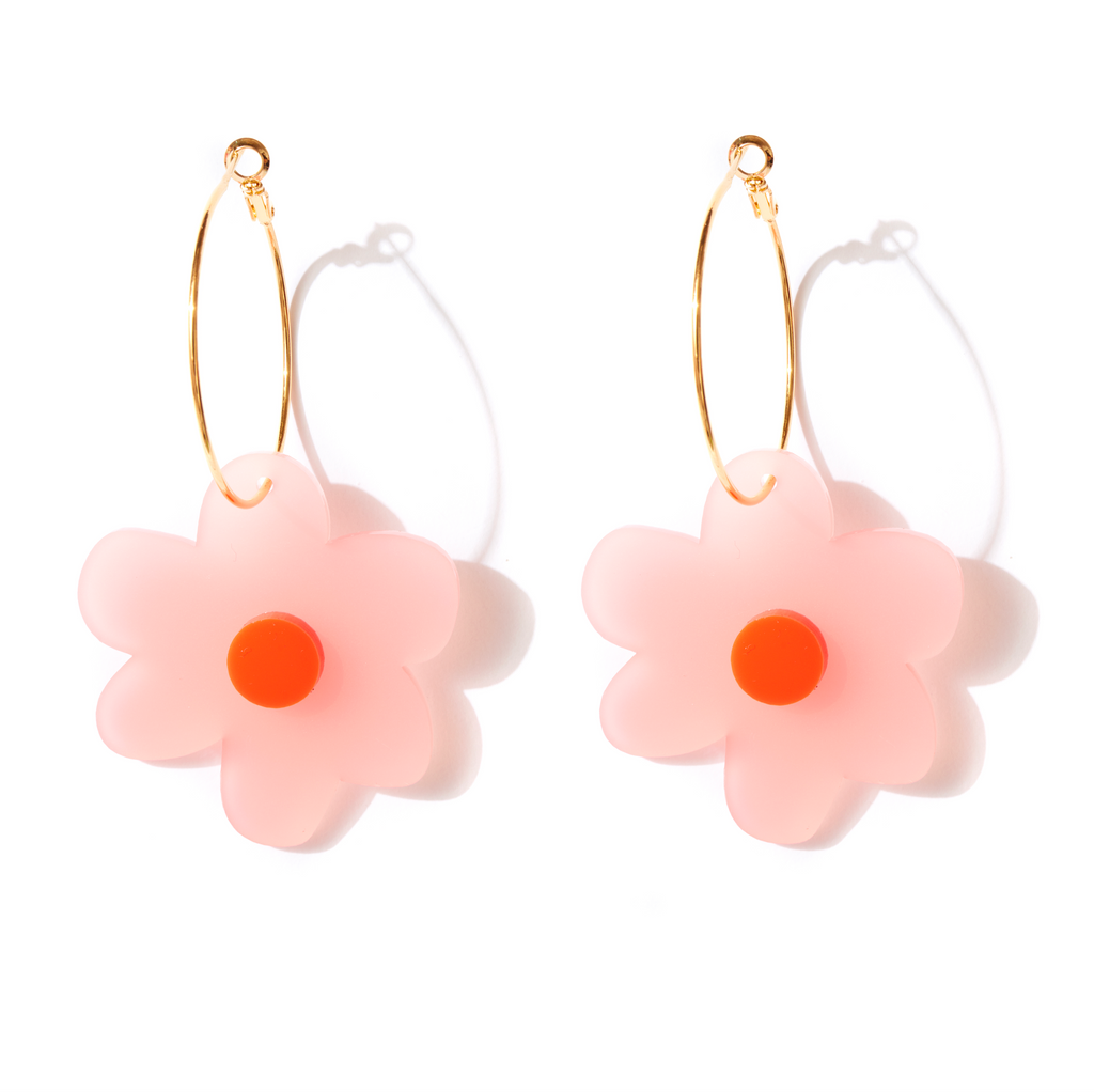 Flower power earrings // select colour