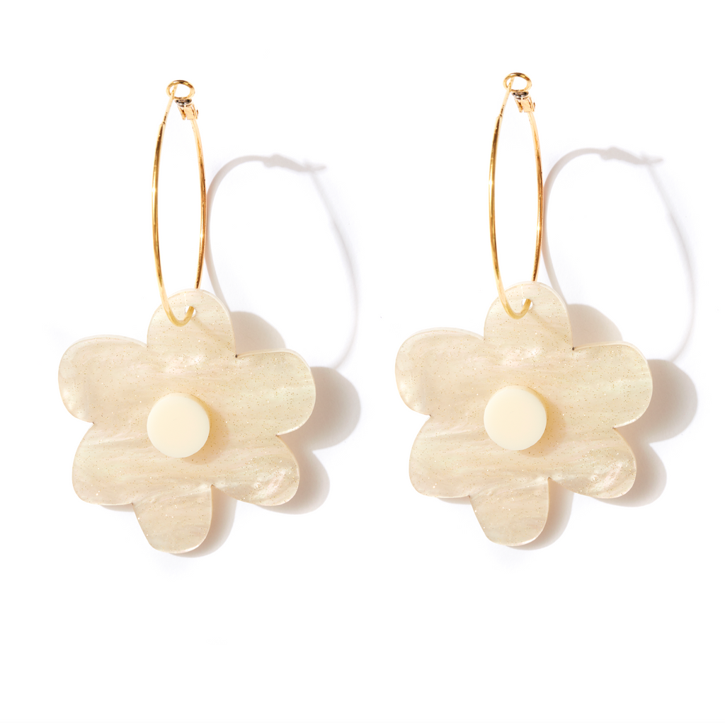 Flower power earrings // select colour