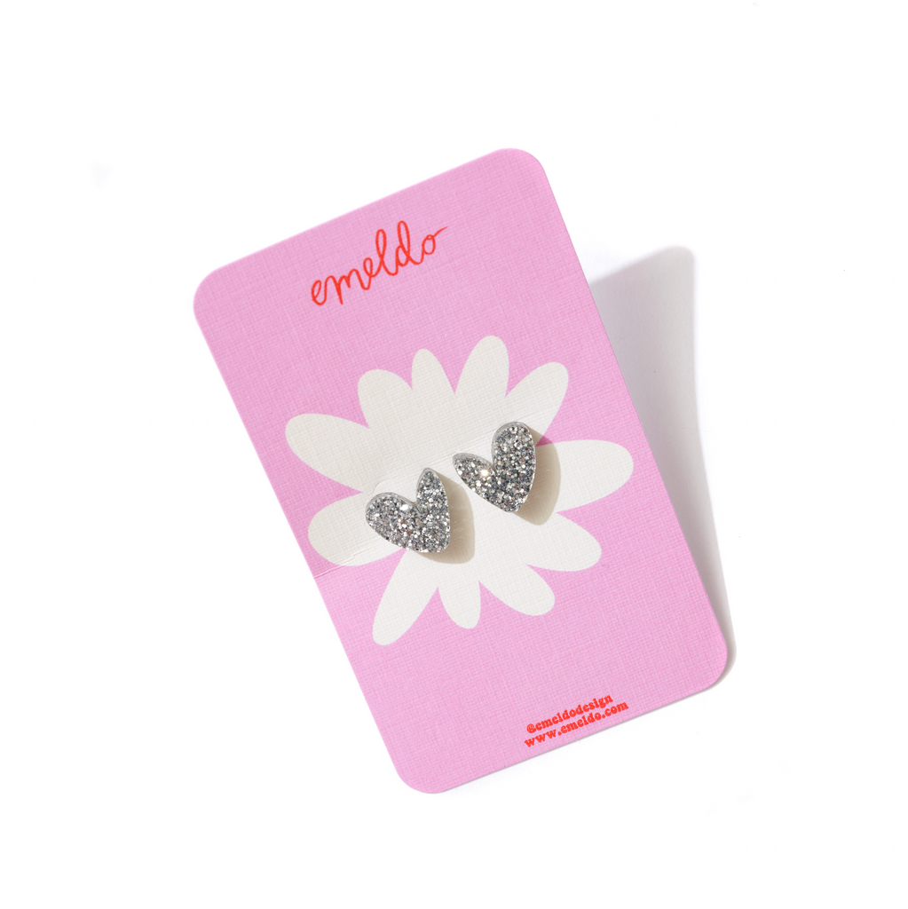 Heart Studs // Select Colour