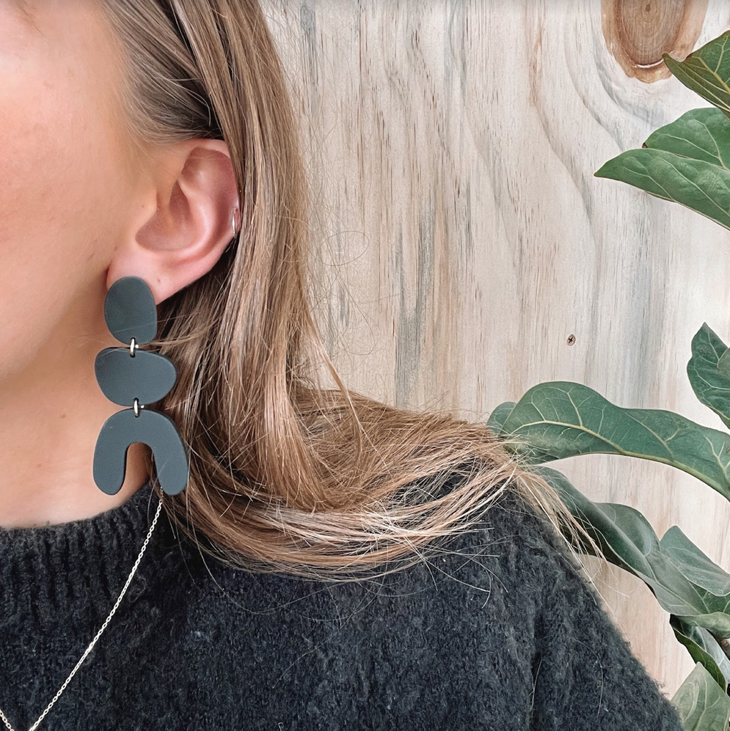 Patrice Earrings // Black