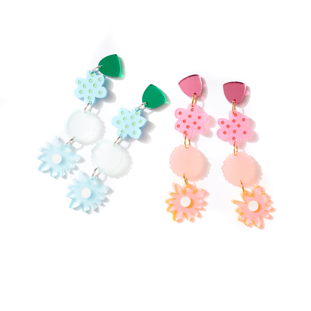 Zozo Floral Earrings // select colour